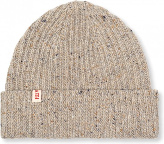 Revolution - Beanie in Wool Blend Yarn - Mütze Gr One Size beige