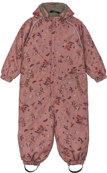 Thumbnail - Mikk-Line - Polyester Junior Suit AOP Floral - Overall Gr 134 braun