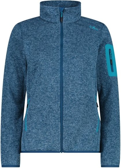 CMP - Women's Jacket Jacquard Knitted - Fleecejacke Gr 38 blau