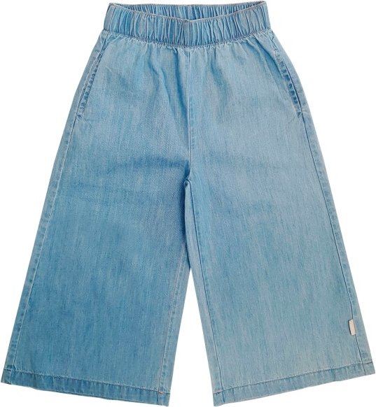 maximo - Kid's Mini Girl-Hose Denim-Optik Weites Bein Lang - Jeans Gr 98/104 türkis