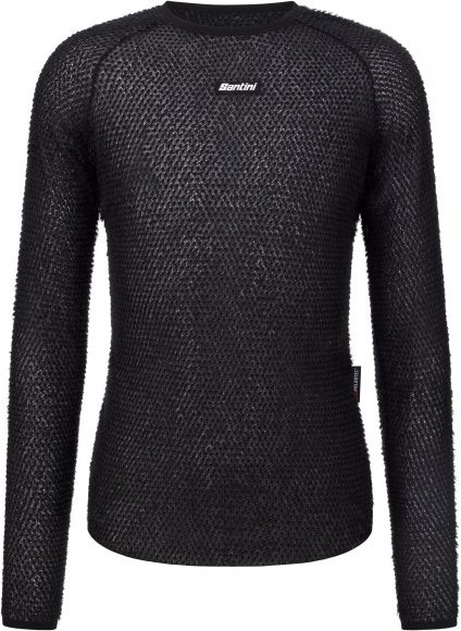 Thumbnail - Santini - Alpha Long-Sleeve Baselayer - Radunterhemd Gr XS schwarz
