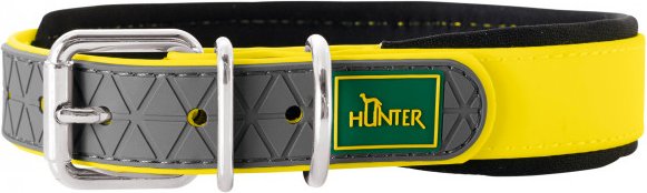 Thumbnail - Hunter - Collar Convenience Comfort - Hundehalsband Gr Halsumfang 27-35 cm - Breite 2,0 cm neongelb