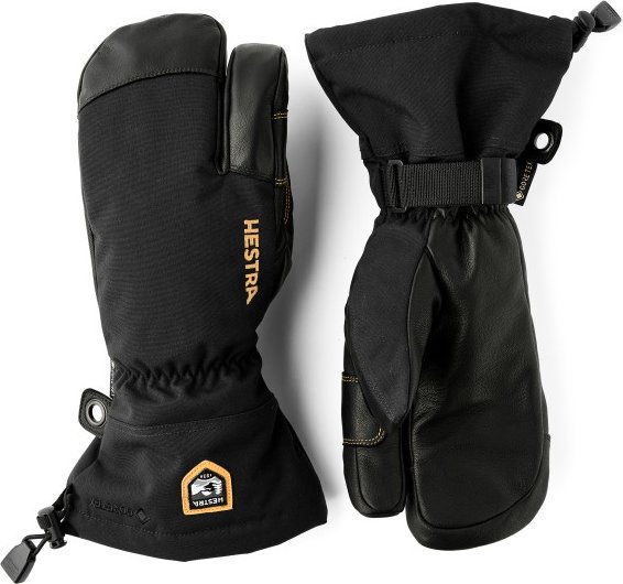 Hestra - Army Leather GORE-TEX 3 Finger - Handschuhe Gr 6 schwarz