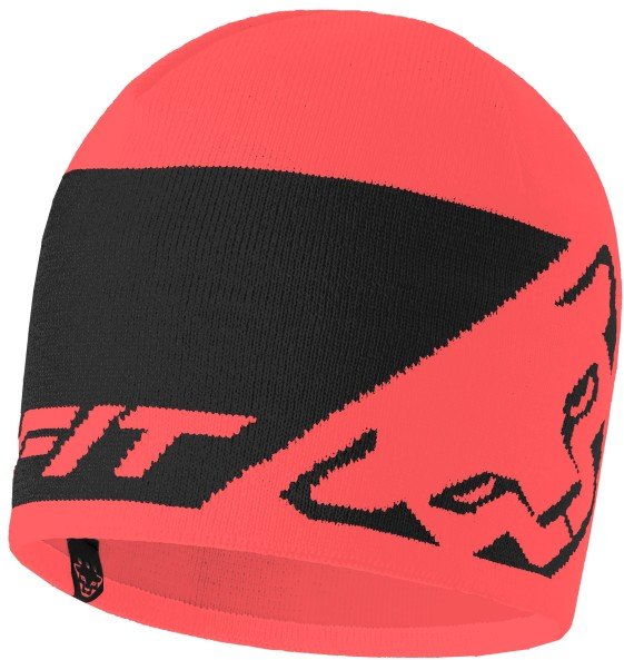 Dynafit - Leopard Logo Beanie - Mütze Gr One Size rot