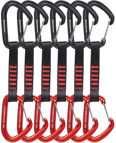 Black Diamond - Hotwire Quickpack - Express-Set Gr 12 cm grau