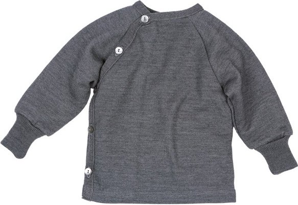 Thumbnail - Reiff - Kid's JaPu Frottee - Wollpullover Gr 86/92 grau