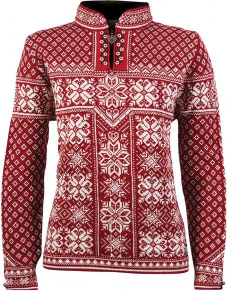 Thumbnail - Dale of Norway - Women's Peace Sweater - Wollpullover Gr L rot
