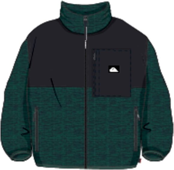 Quiksilver - Shallow Water Full-Zip - Fleecejacke Gr XXL grün