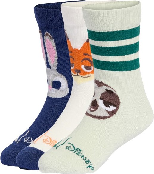 adidas - Kid's LK Disney Zoo 3-Pack - Multifunktionssocken Gr 31-33 beige