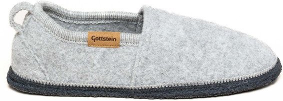 Thumbnail - Gottstein - Slipper Homely Alpaka - Hüttenschuhe Gr 41 grau