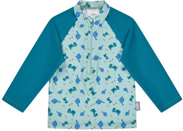 Sterntaler - Kid's Badeshirt Langarm Dino - Lycra Gr 116 türkis