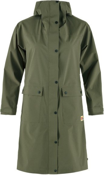 Fjällräven - Women's Vardag Rain Parka - Parka Gr S oliv