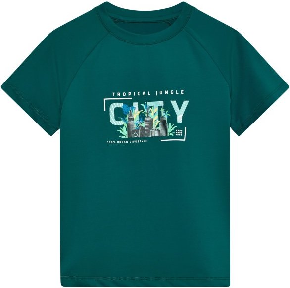 Color Kids - Kid's T-Shirt with Print S/S - Funktionsshirt Gr 140 blau