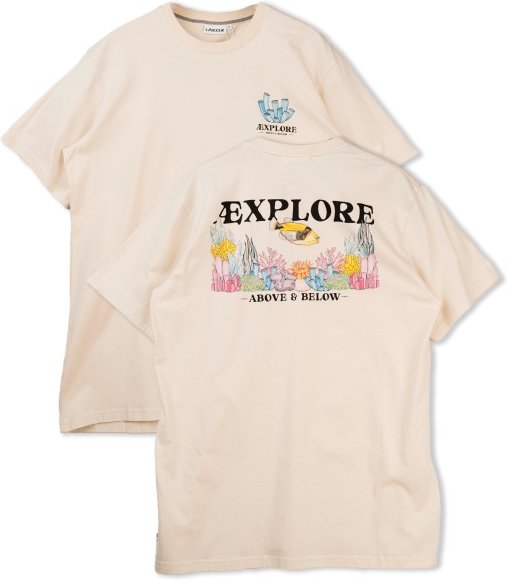 LAKOR - Underwater Garden T-Shirt - T-Shirt Gr XL beige