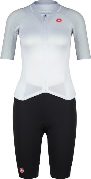 Castelli - Women's Free Sanremo Tri Suit S/S - Radeinteiler Gr L grau