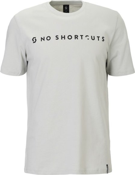 Scott - No Shortcuts S/S - T-Shirt Gr L grau