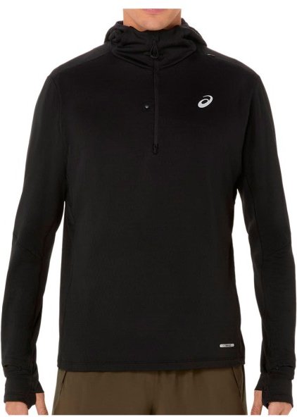 Asics - Road Winter L/S Hoodie - Laufshirt Gr L schwarz