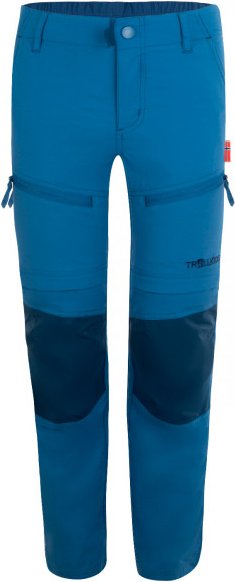 Trollkids - Kid's Nordfjord Zip-Off Pants - Trekkinghose Gr 92 blau