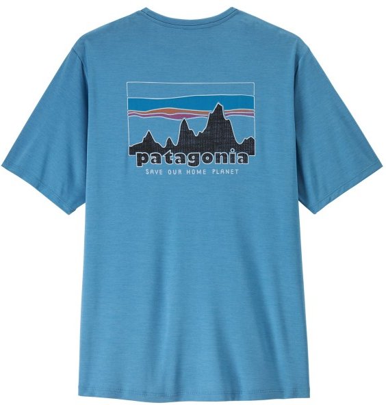Patagonia - Cap Cool Daily Shirt '73 Skyline - Funktionsshirt Gr S blau