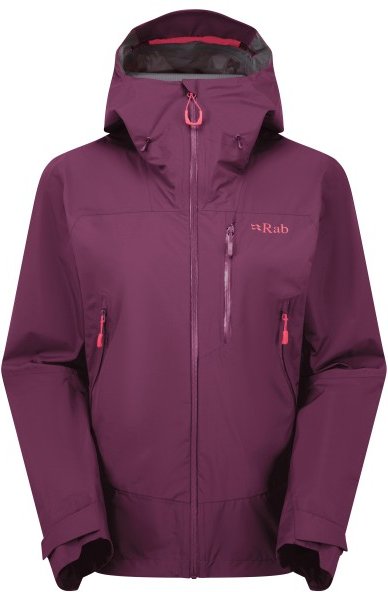 Rab - Women's Downpour Mountain Jacket - Regenjacke Gr 40 lila
