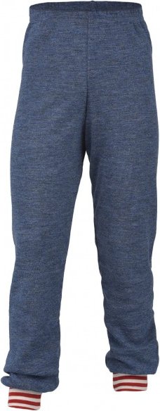 Engel - Kinder Hose Lang - Merinounterwäsche Gr 116 blau