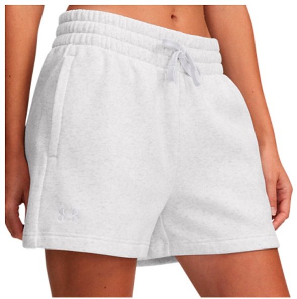 Under Armour - Women's Rival Fleece Short - Trainingshose Gr S - Regular weiß