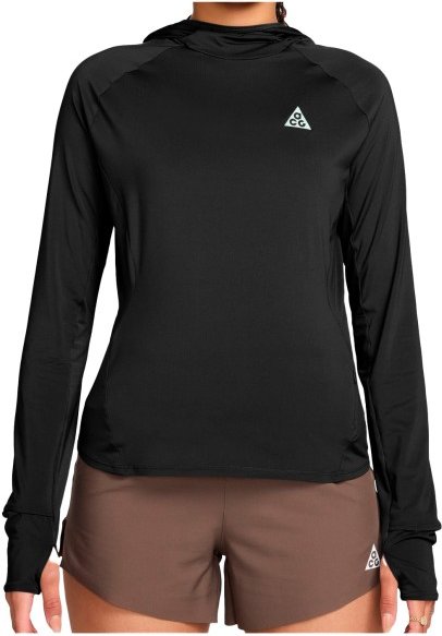 Nike - Women's ACG Trail UV Hooded Midlayer - Longsleeve Gr XL schwarz