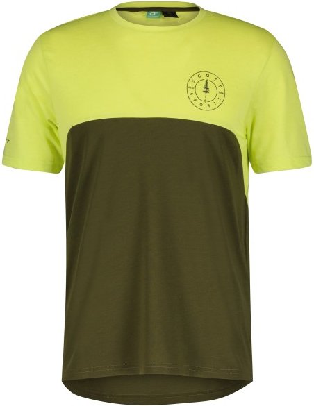 Thumbnail - Scott - Trail Flow DRI S/S - Radtrikot Gr S oliv