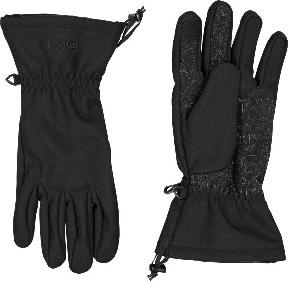 Thumbnail - CMP - Kid's Softshell Gloves - Handschuhe Gr 6 schwarz