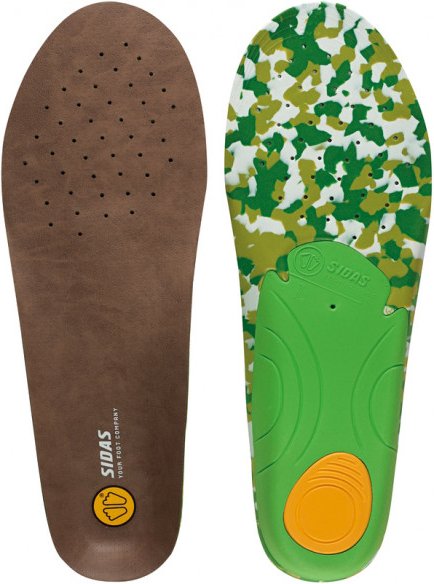Sidas - Outdoor 3D - Einlegesohle Gr 35-36 braun/grün