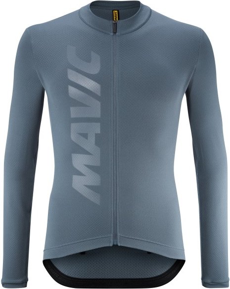 Thumbnail - Mavic - Aksium Thermo Jersey - Radtrikot Gr XL grau/blau