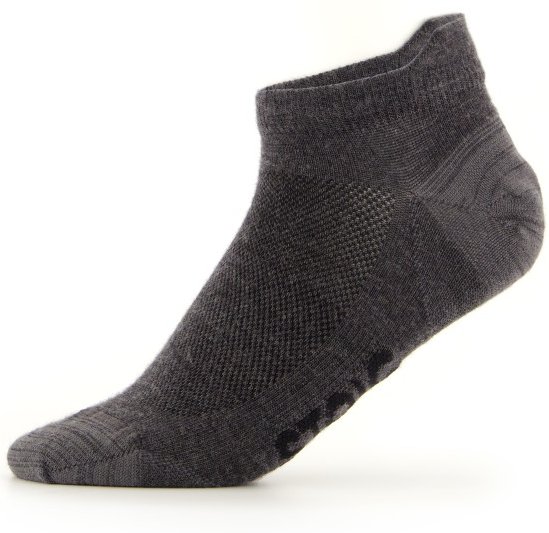 Stoic - Wool Silk light Hiking No Show Socks - Merinosocken Gr 42-44 grau