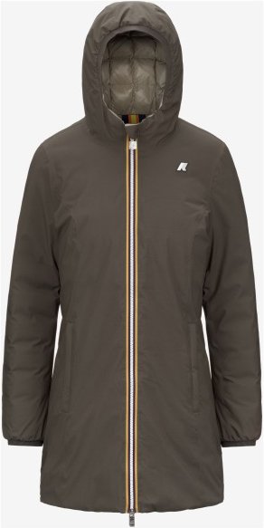 Thumbnail - K-Way - Women's Denise ST Thermo Double - Mantel Gr S braun