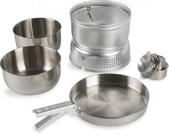Tatonka - Multi Set + Alcohol Burner - Spirituskocher Gr One Size stainless
