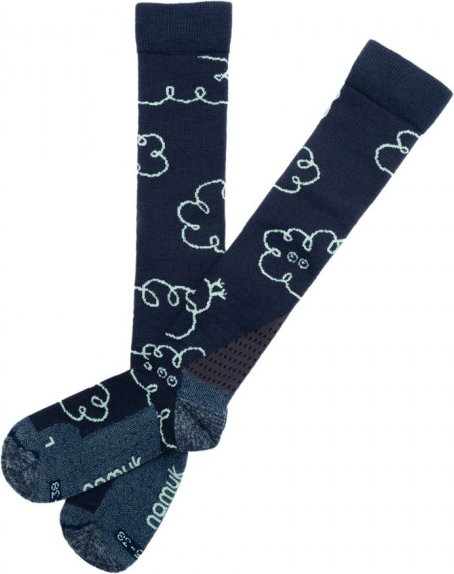 Namuk - Kid's Clouds Merino Ski Socks - Skisocken Gr 23-26 blau