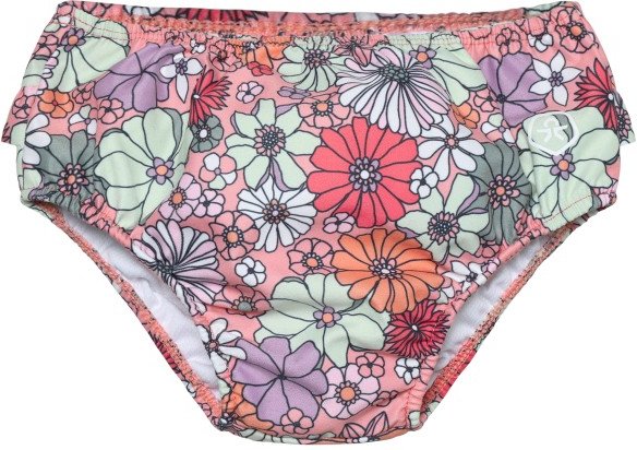 Color Kids - Baby's Swimdiaper with Frills AOP - Badehose Gr 86 bunt