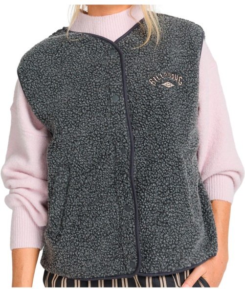Thumbnail - Billabong - Women's Be Happy Vest - Fleeceweste Gr XS grau