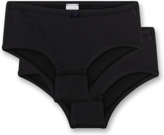 Sanetta - Kid's Doppelpack Cutbrief 349434 - Unterhose Gr 140 schwarz