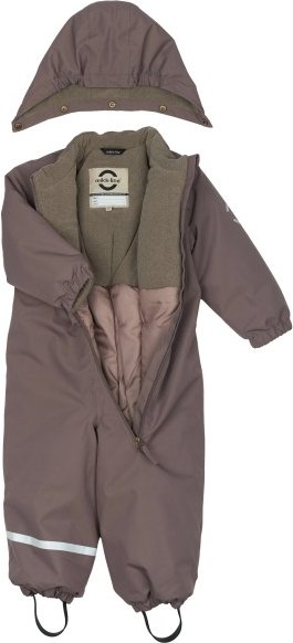 Thumbnail - Mikk-Line - Kid's Snow Suit Solid - Overall Gr 110 braun/grau