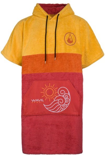 Wave Hawaii - Airlite Poncho Paia - Surf Poncho Gr S rot