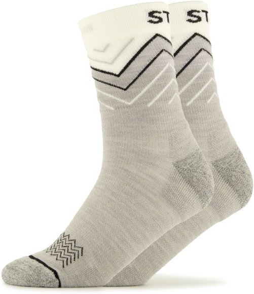 Stoic - Merino Running Socks Q+ - Laufsocken Gr 45-47 grau