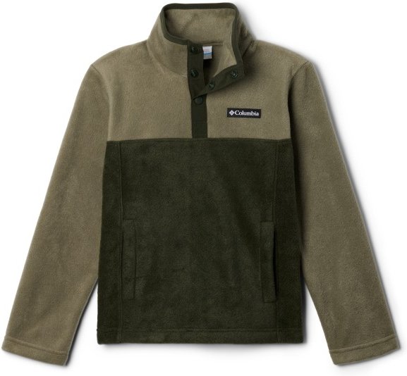 Columbia - Kid's Steens Mtn II 1/4 Snap Fleece Pull-Over - Fleecepullover Gr M oliv