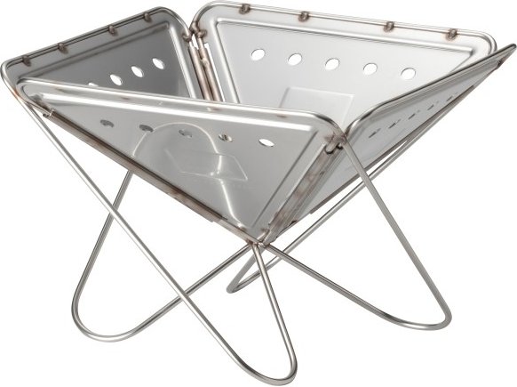 Snow Peak - Pack & Carry Fireplace - Trockenbrennstoffkocher Gr S metallic