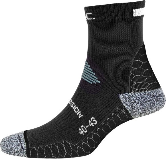 P.A.C. - 6.2 Running Reflective Pro Mid Compression - Laufsocken Gr 44-47 schwarz