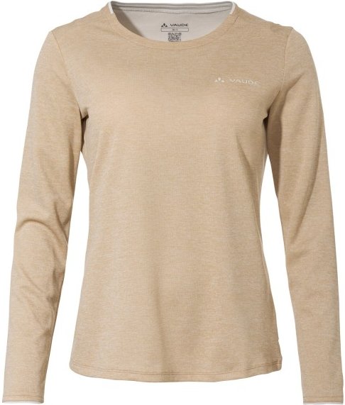 Vaude - Women's Essential L/S T-Shirt - Funktionsshirt Gr 40 beige