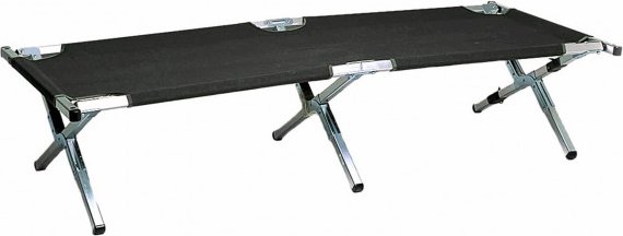Basic Nature - Travelchair Feldbett - Feldbett Gr 210 cm grau