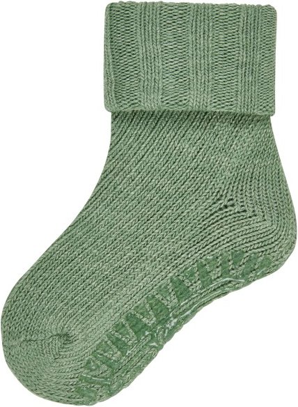 Sterntaler - Kid's Fliesen Flitzer Wolle - Hüttenschuhe Gr 33/34 grün