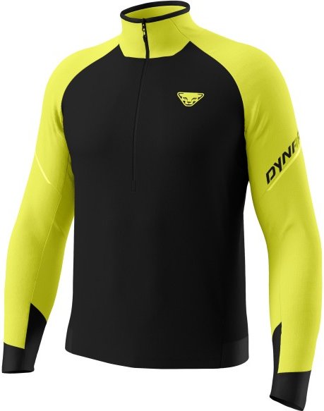 Dynafit - Alpine L/S 1/2 Zip Tee - Longsleeve Gr XL schwarz
