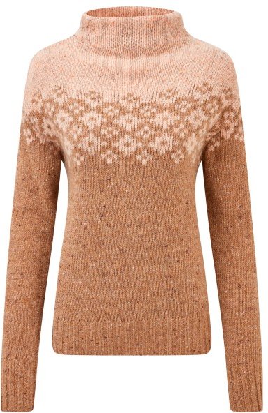 Sherpa - Women's Mandari Mock Neck Sweater - Merinopullover Gr M beige