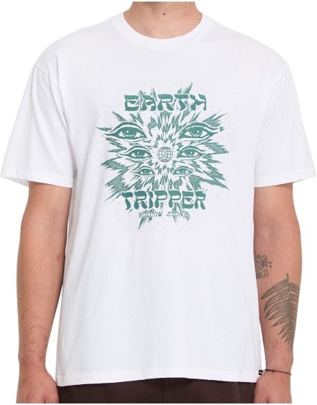 Volcom - Remote Viewer S/S Tee - T-Shirt Gr S weiß